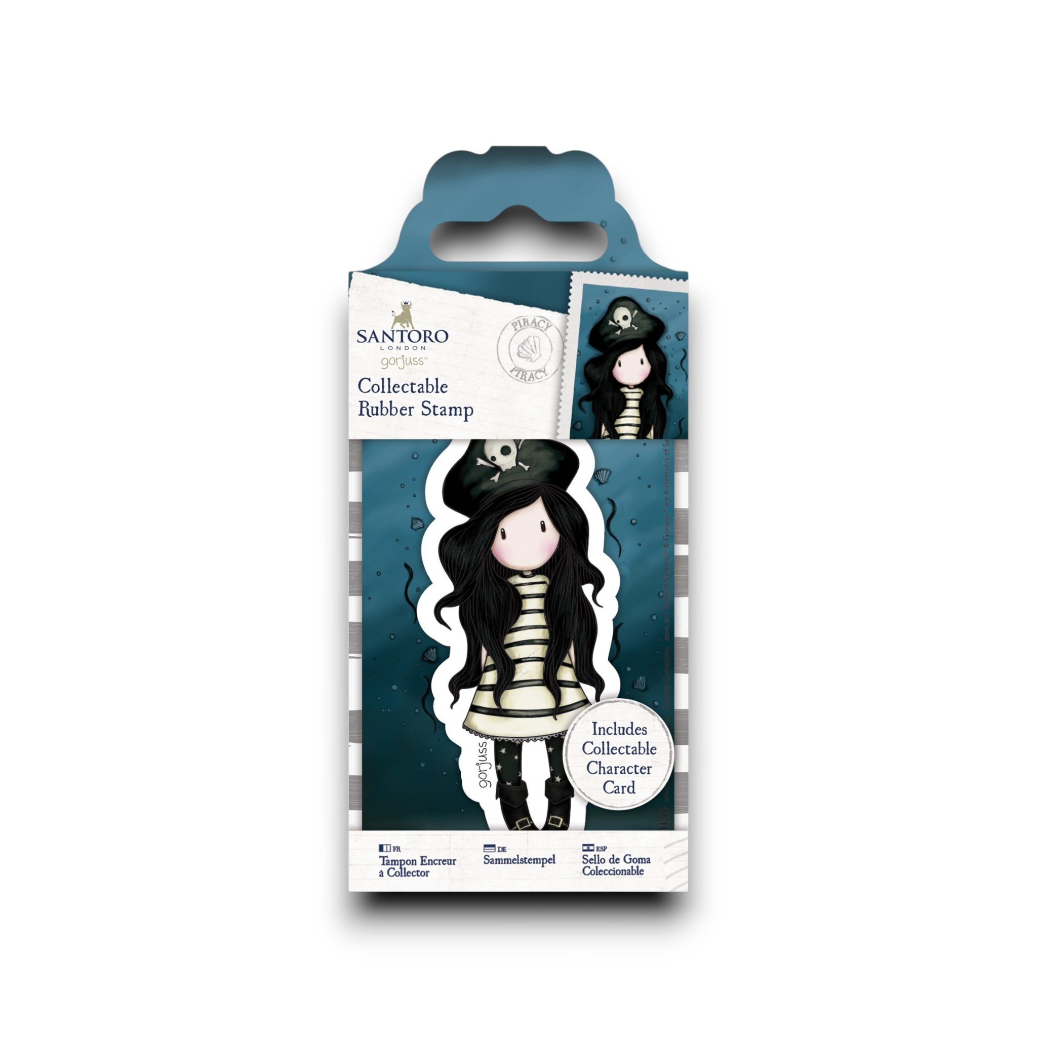 Santoro Rubber Stamp - Piracy Mini